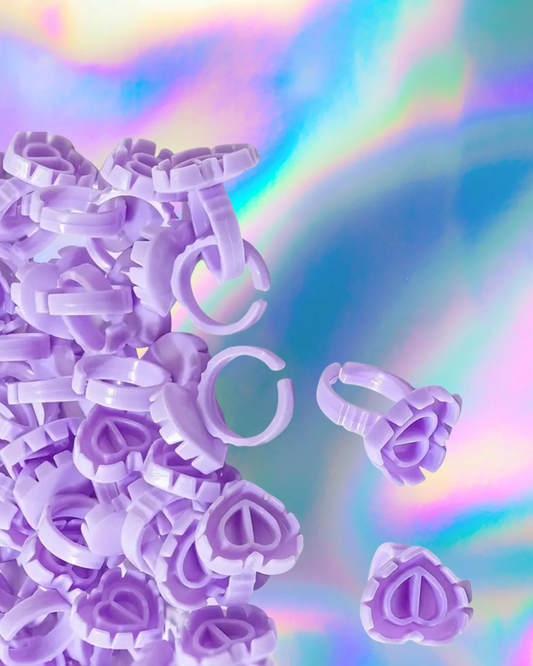 Heart Glue Rings